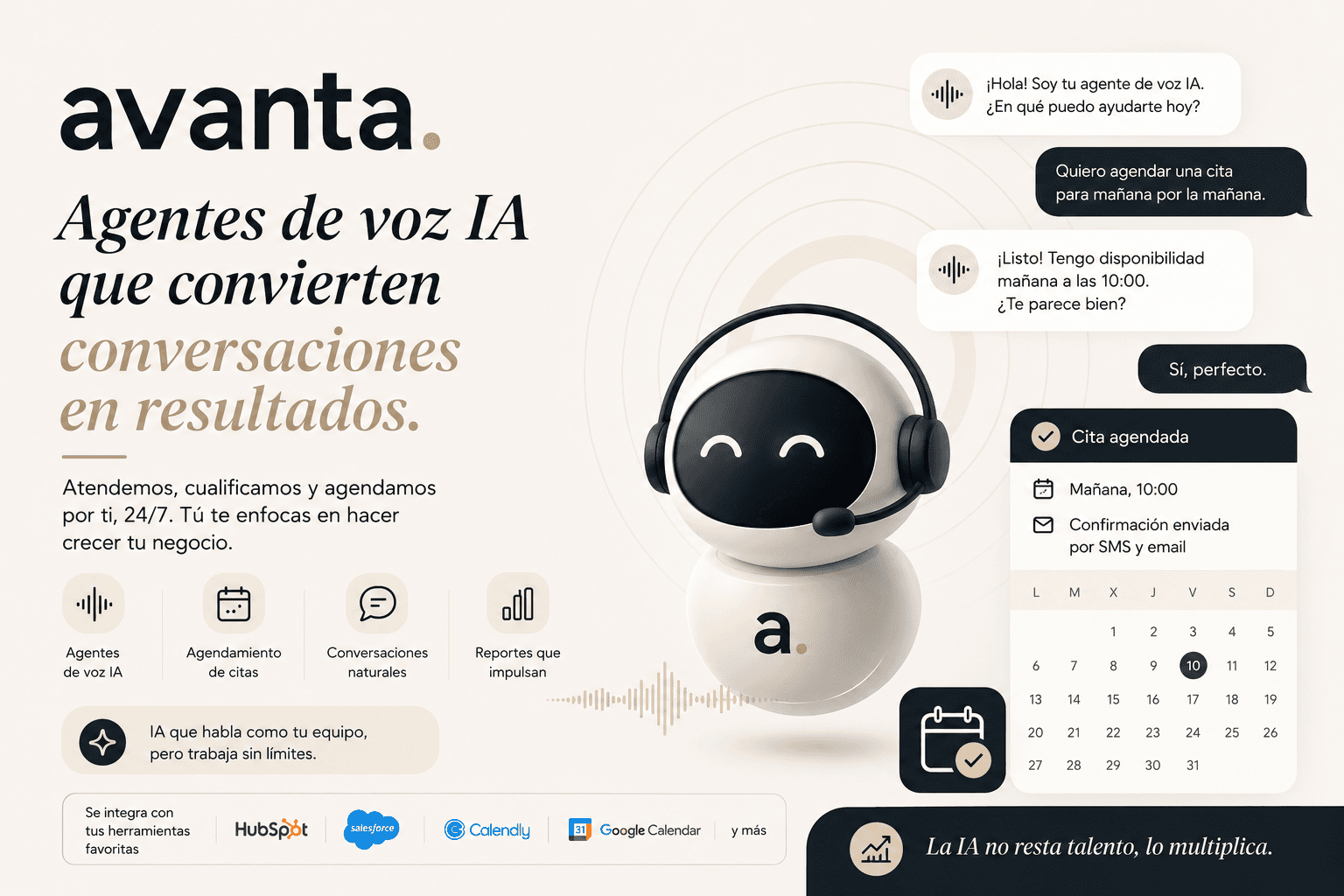 avanta. Sistema administrativo de IA